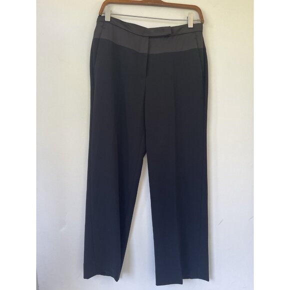 St. Emile Women’s Black Pantsuit Blazer Jacket & Trousers Set Size 6 Two-Button - Picture 9 of 14